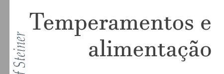 Temperamentos e alimentação